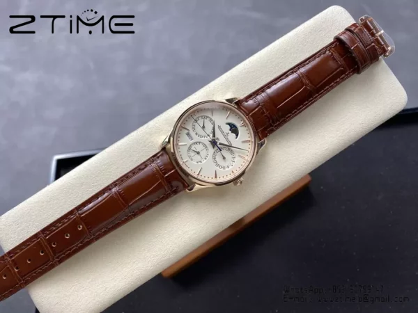 JL Master Ultra Thin Perpetual Calendar RG 1302520 GR Factory Best Edition White Dial - Super Clone Watch | 1:1 Best Version