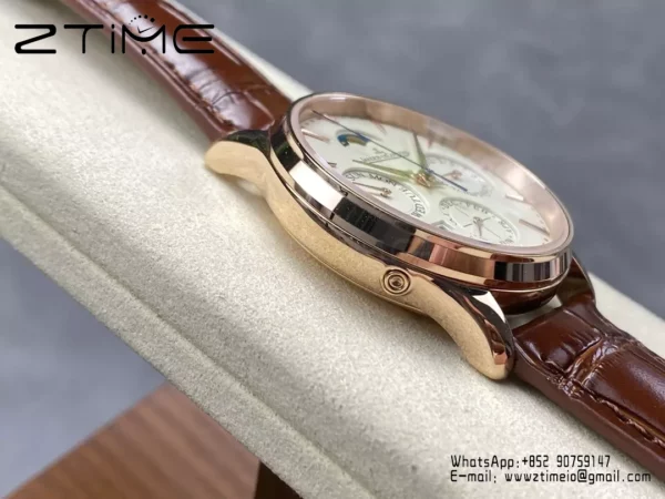 JL Master Ultra Thin Perpetual Calendar RG 1302520 GR Factory Best Edition White Dial - Super Clone Watch | 1:1 Best Version