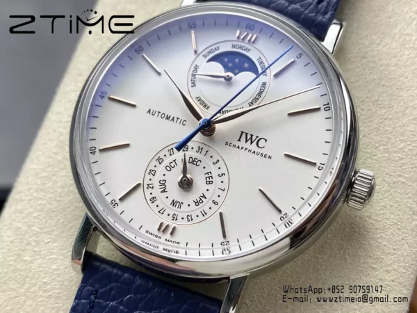 JL Portofino Complete Calendar IW359001 GR Factory Best Edition White Dial - Super Clone Watch | 1:1 Best Version