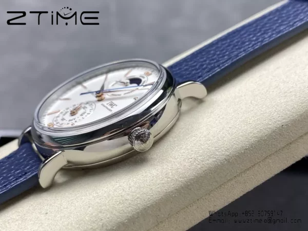 JL Portofino Complete Calendar IW359001 GR Factory Best Edition White Dial - Super Clone Watch | 1:1 Best Version