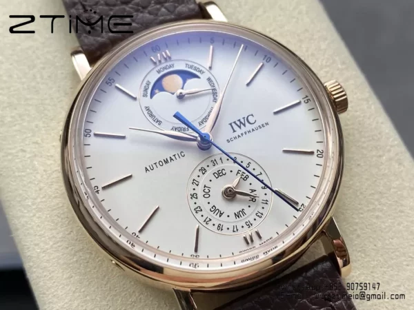 IWC Portofino Complete Calendar IW359002  GR Factory Best Edition White Dial - Super Clone Watch | 1:1 Best Version