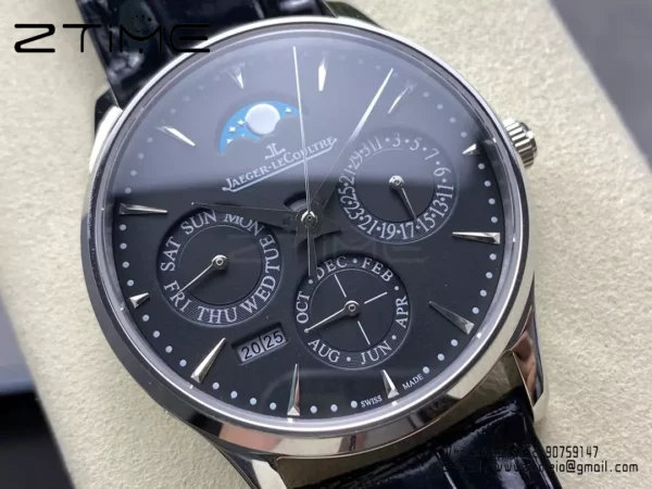 Master Ultra Thin Perpetual Calendar SS 130354J GR Factory Best Edition Gray Dial - Super Clone Watch | 1:1 Best Version