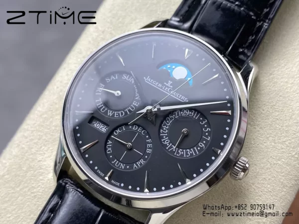 Master Ultra Thin Perpetual Calendar SS 130354J GR Factory Best Edition Gray Dial - Super Clone Watch | 1:1 Best Version