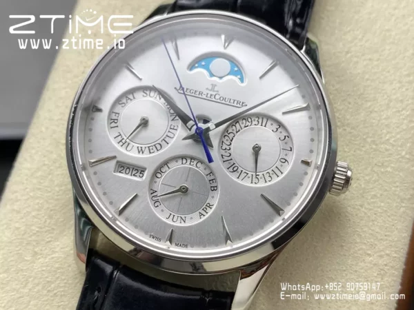 Master Ultra Thin Perpetual Calendar SS 130842J GR Factory Best Edition Silver Dial - Super Clone Watch | 1:1 Best Version