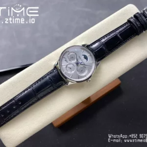 Master Ultra Thin Perpetual Calendar SS 130842J GR Factory Best Edition Silver Dial - Super Clone Watch | 1:1 Best Version