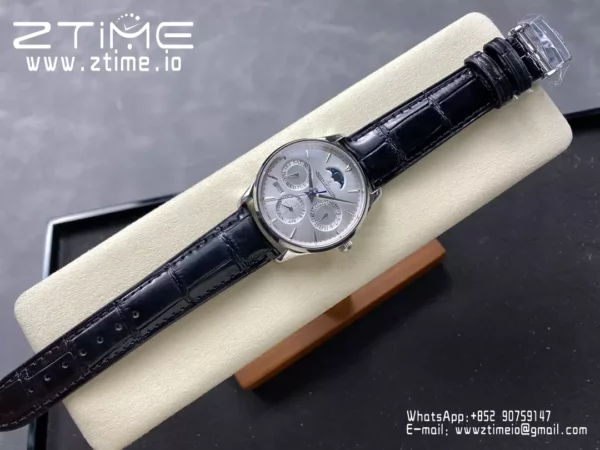 Master Ultra Thin Perpetual Calendar SS 130842J GR Factory Best Edition Silver Dial - Super Clone Watch | 1:1 Best Version