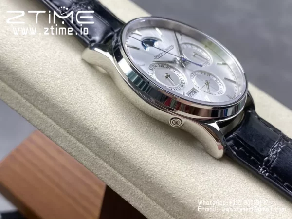 Master Ultra Thin Perpetual Calendar SS 130842J GR Factory Best Edition Silver Dial - Super Clone Watch | 1:1 Best Version