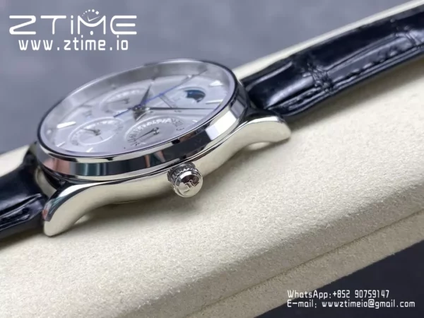 Master Ultra Thin Perpetual Calendar SS 130842J GR Factory Best Edition Silver Dial - Super Clone Watch | 1:1 Best Version