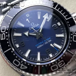 Omega Seamaster 6000M Ultra Deep SS VRF 1:1 Best Edition Summer Blue Dial - Super Clone Watch | 1:1 Best Version