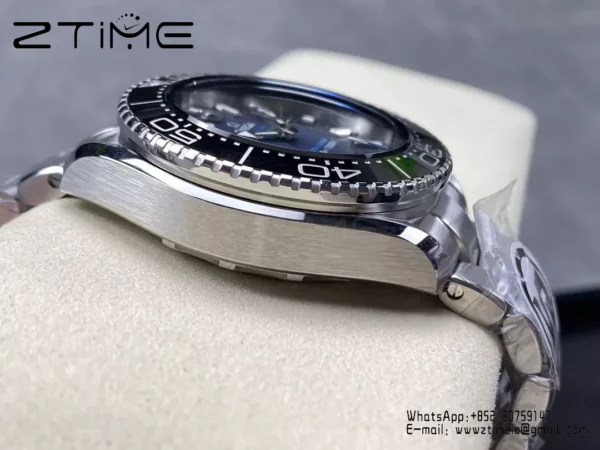 Omega Seamaster 6000M Ultra Deep SS VRF 1:1 Best Edition Summer Blue Dial - Super Clone Watch | 1:1 Best Version
