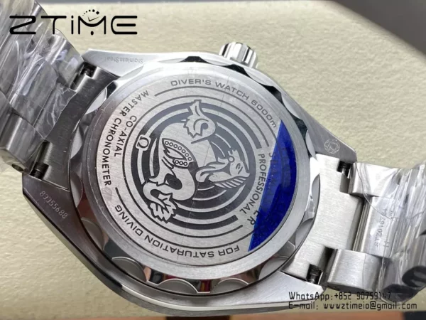 Omega Seamaster 6000M Ultra Deep SS VRF 1:1 Best Edition Summer Blue Dial - Super Clone Watch | 1:1 Best Version