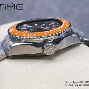 Omega Seamaster 6000M Ultra Deep SS VRF 1:1 Best Edition Gray Dial Orange Bezel - Super Clone Watch | 1:1 Best Version