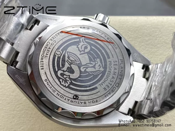 Omega Seamaster 6000M Ultra Deep SS VRF 1:1 Best Edition Gray Dial Orange Bezel - Super Clone Watch | 1:1 Best Version