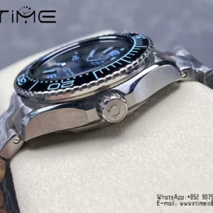 Omega Seamaster 6000M Ultra Deep SS VRF 1:1 Best Edition Summer Blue Dial - Super Clone Watch | 1:1 Best Version
