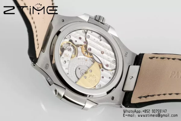 Patek Philippe Nautilus 5712 SS PPF Factory  1:1 Best Edition Blue Dial Diamonds Bezel V3 - Super Clone Watch | 1:1 Best Version