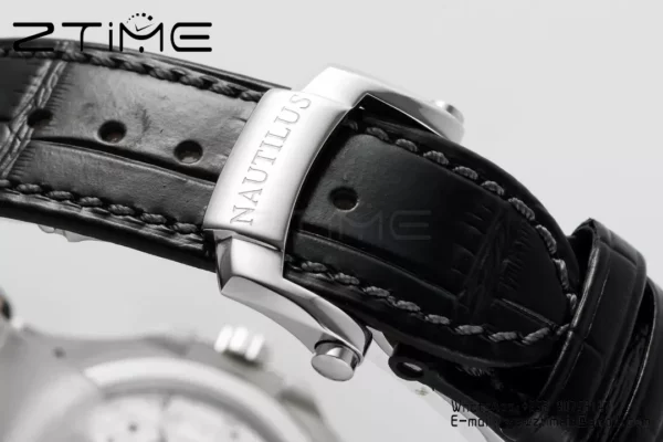 Patek Philippe Nautilus 5712 SS PPF Factory 1:1 Best Edition Gray Dial Diamonds Bezel  V3 - Super Clone Watch | 1:1 Best Version