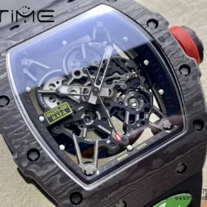 RICHARD MILLE RM035-02 NTPT R7 Factory 1:1 Best Edition Black Rubber Strap - Super Clone Watch | 1:1 Best Version