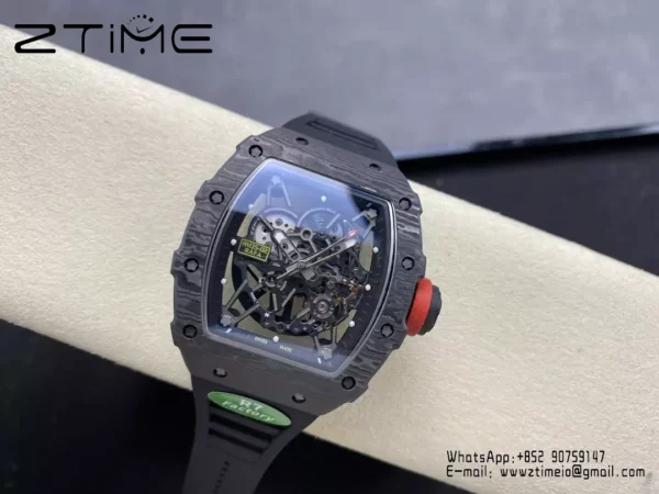 RICHARD MILLE RM035-02 NTPT R7 Factory 1:1 Best Edition Black Rubber Strap - Super Clone Watch | 1:1 Best Version