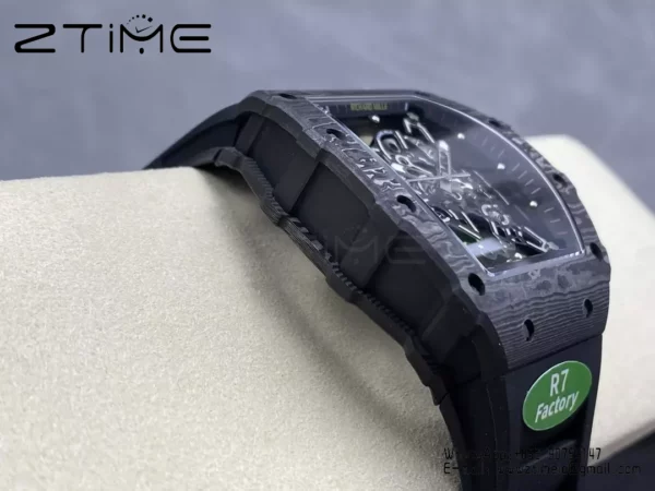 RICHARD MILLE RM035-02 NTPT R7 Factory 1:1 Best Edition Black Rubber Strap - Super Clone Watch | 1:1 Best Version
