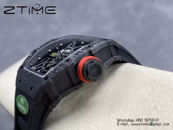 RICHARD MILLE RM035-02 NTPT R7 Factory 1:1 Best Edition Black Rubber Strap - Super Clone Watch | 1:1 Best Version