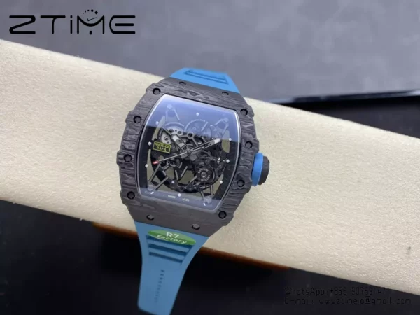 RICHARD MILLE RM035-02 NTPT R7 Factory 1:1 Best Edition Blue Rubber Strap - Super Clone Watch | 1:1 Best Version