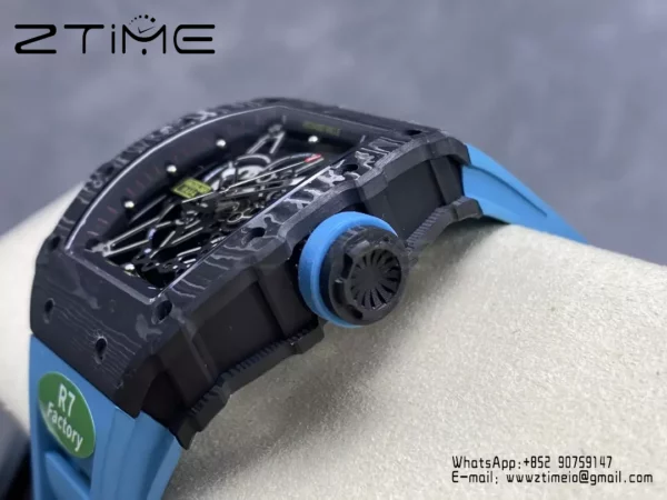 RICHARD MILLE RM035-02 NTPT R7 Factory 1:1 Best Edition Blue Rubber Strap - Super Clone Watch | 1:1 Best Version