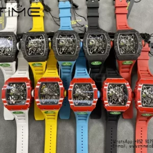 RICHARD MILLE RM035-02 NTPT R7 Factory 1:1 Best Edition Red Rubber Strap - Super Clone Watch | 1:1 Best Version
