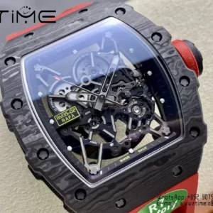 RICHARD MILLE RM035-02 NTPT R7 Factory 1:1 Best Edition Red Rubber Strap - Super Clone Watch | 1:1 Best Version