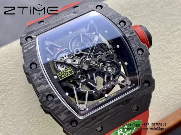 RICHARD MILLE RM035-02 NTPT R7 Factory 1:1 Best Edition Red Rubber Strap - Super Clone Watch | 1:1 Best Version