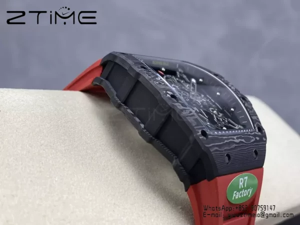 RICHARD MILLE RM035-02 NTPT R7 Factory 1:1 Best Edition Red Rubber Strap - Super Clone Watch | 1:1 Best Version