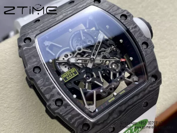 RICHARD MILLE RM035-02 NTPT R7 Factory 1:1 Best Edition White Rubber Strap - Super Clone Watch | 1:1 Best Version