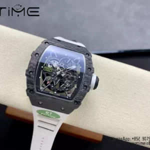 RICHARD MILLE RM035-02 NTPT R7 Factory 1:1 Best Edition White Rubber Strap - Super Clone Watch | 1:1 Best Version