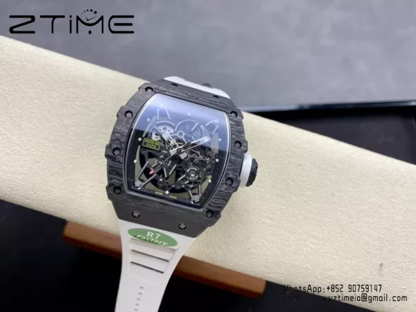 RICHARD MILLE RM035-02 NTPT R7 Factory 1:1 Best Edition White Rubber Strap - Super Clone Watch | 1:1 Best Version
