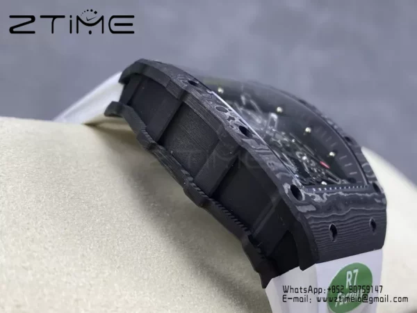 RICHARD MILLE RM035-02 NTPT R7 Factory 1:1 Best Edition White Rubber Strap - Super Clone Watch | 1:1 Best Version
