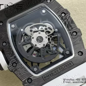 RICHARD MILLE RM035-02 NTPT R7 Factory 1:1 Best Edition White Rubber Strap - Super Clone Watch | 1:1 Best Version