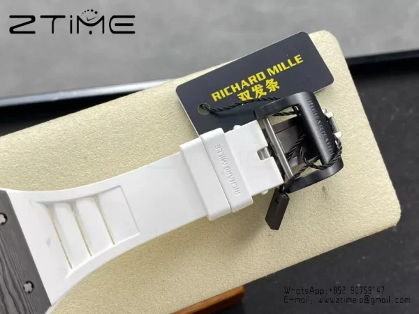 RICHARD MILLE RM035-02 NTPT R7 Factory 1:1 Best Edition White Rubber Strap - Super Clone Watch | 1:1 Best Version