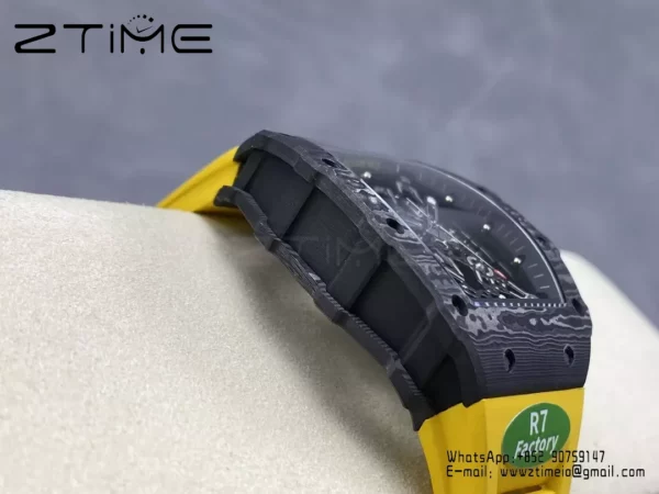 RICHARD MILLE RM035-02 NTPT R7 Factory 1:1 Best Edition  Yellow Rubber Strap - Super Clone Watch | 1:1 Best Version