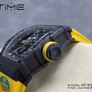 RICHARD MILLE RM035-02 NTPT R7 Factory 1:1 Best Edition  Yellow Rubber Strap - Super Clone Watch | 1:1 Best Version