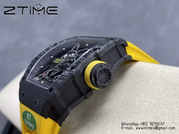 RICHARD MILLE RM035-02 NTPT R7 Factory 1:1 Best Edition  Yellow Rubber Strap - Super Clone Watch | 1:1 Best Version