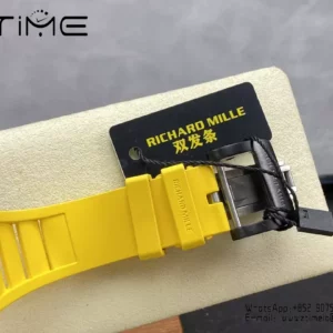 RICHARD MILLE RM035-02 NTPT R7 Factory 1:1 Best Edition  Yellow Rubber Strap - Super Clone Watch | 1:1 Best Version