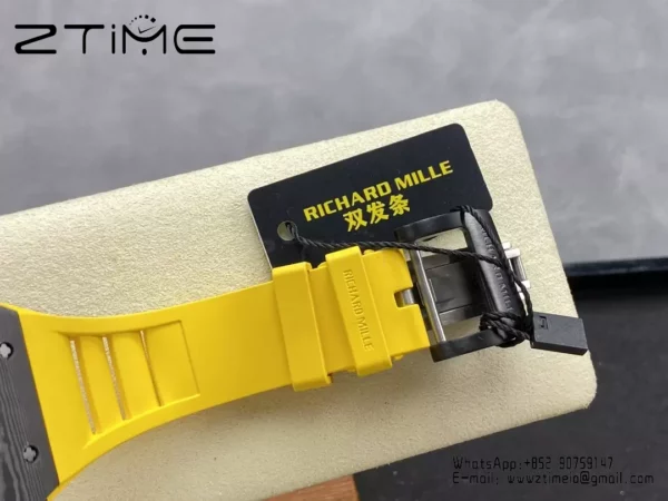 RICHARD MILLE RM035-02 NTPT R7 Factory 1:1 Best Edition  Yellow Rubber Strap - Super Clone Watch | 1:1 Best Version