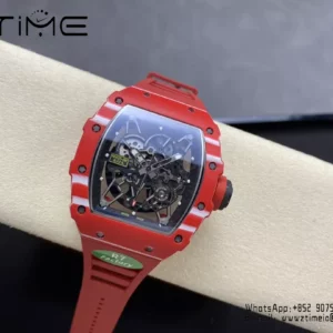 RICHARD MILLE RM035-02 Red NTPT R7 Factory 1:1 Best Edition Red Rubber Strap - Super Clone Watch | 1:1 Best Version