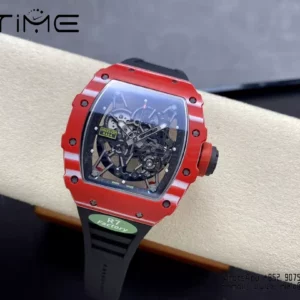 RICHARD MILLE RM035-02 Red NTPT S7 Factory 1:1 Best Edition Black Rubber Strap - Super Clone Watch | 1:1 Best Version