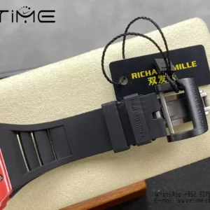 RICHARD MILLE RM035-02 Red NTPT S7 Factory 1:1 Best Edition Black Rubber Strap - Super Clone Watch | 1:1 Best Version