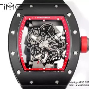 Richard Mille RM055 Black Ceramic RMF 1:1 Best Edition on Black Rubber Strap RMUL2 Super Clone - Super Clone Watch | 1:1 Best Version