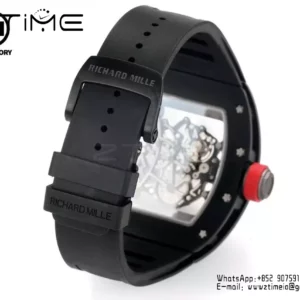 Richard Mille RM055 Black Ceramic RMF 1:1 Best Edition on Black Rubber Strap RMUL2 Super Clone - Super Clone Watch | 1:1 Best Version