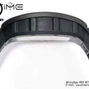 Richard Mille RM055 Black Ceramic RMF 1:1 Best Edition on Black Rubber Strap - Super Clone Watch | 1:1 Best Version