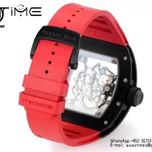 Richard Mille RM055 Black Ceramic RMF 1:1 Best Edition on Black Rubber Strap RMUL2 Super Clone - Super Clone Watch | 1:1 Best Version