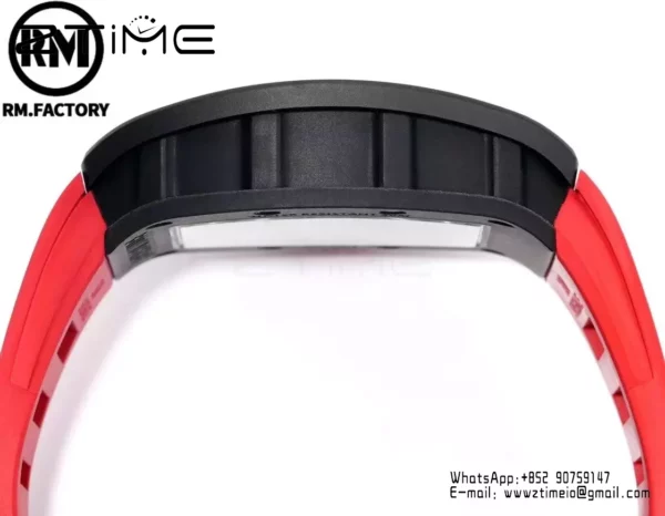 Richard Mille RM055 Black Ceramic RMF 1:1 Best Edition on Black Rubber Strap RMUL2 Super Clone - Super Clone Watch | 1:1 Best Version