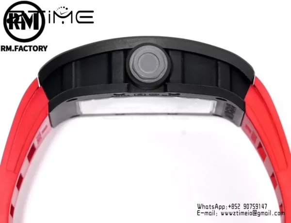 Richard Mille RM055 Black Ceramic RMF 1:1 Best Edition on Black Rubber Strap RMUL2 Super Clone - Super Clone Watch | 1:1 Best Version